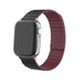 Apple Watch Magnetisches Silikonarmband (Schwarz/Rot)