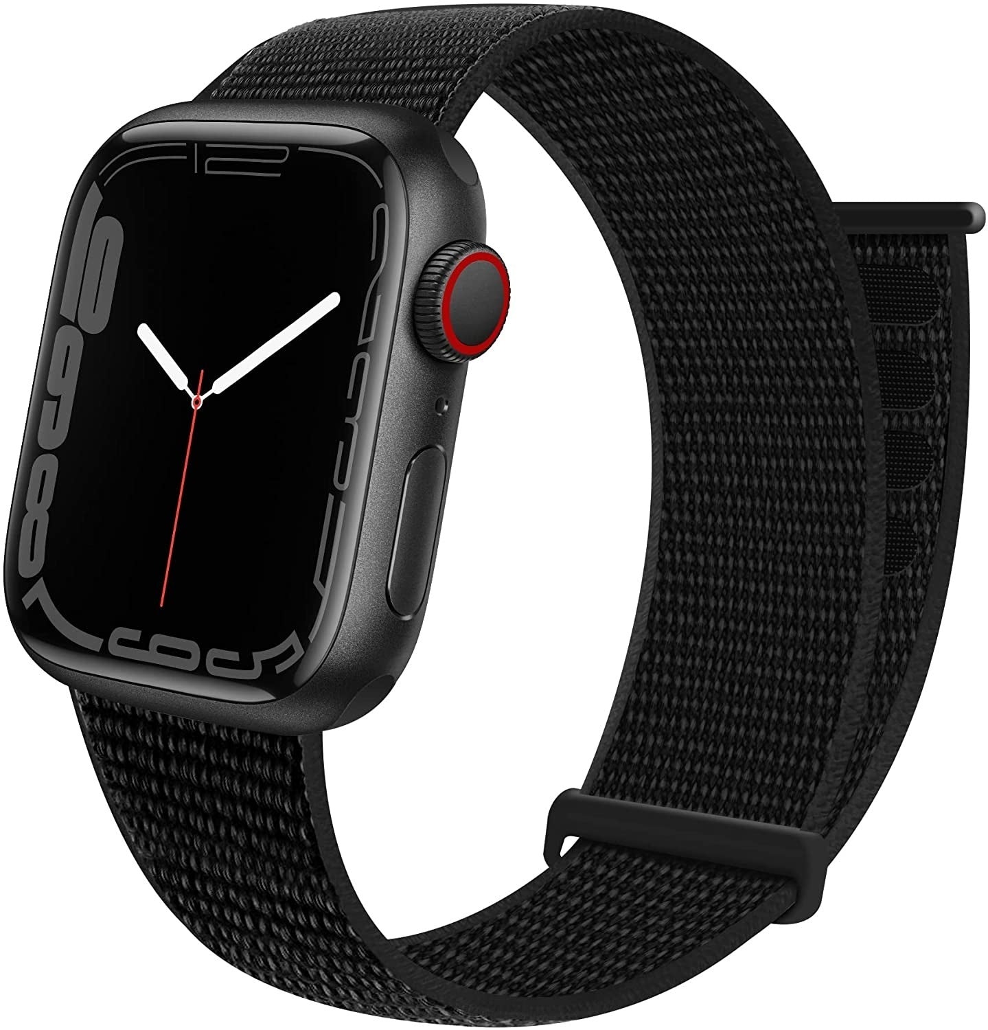 Apple Watch Nylon Loop Armband (Schwarz)