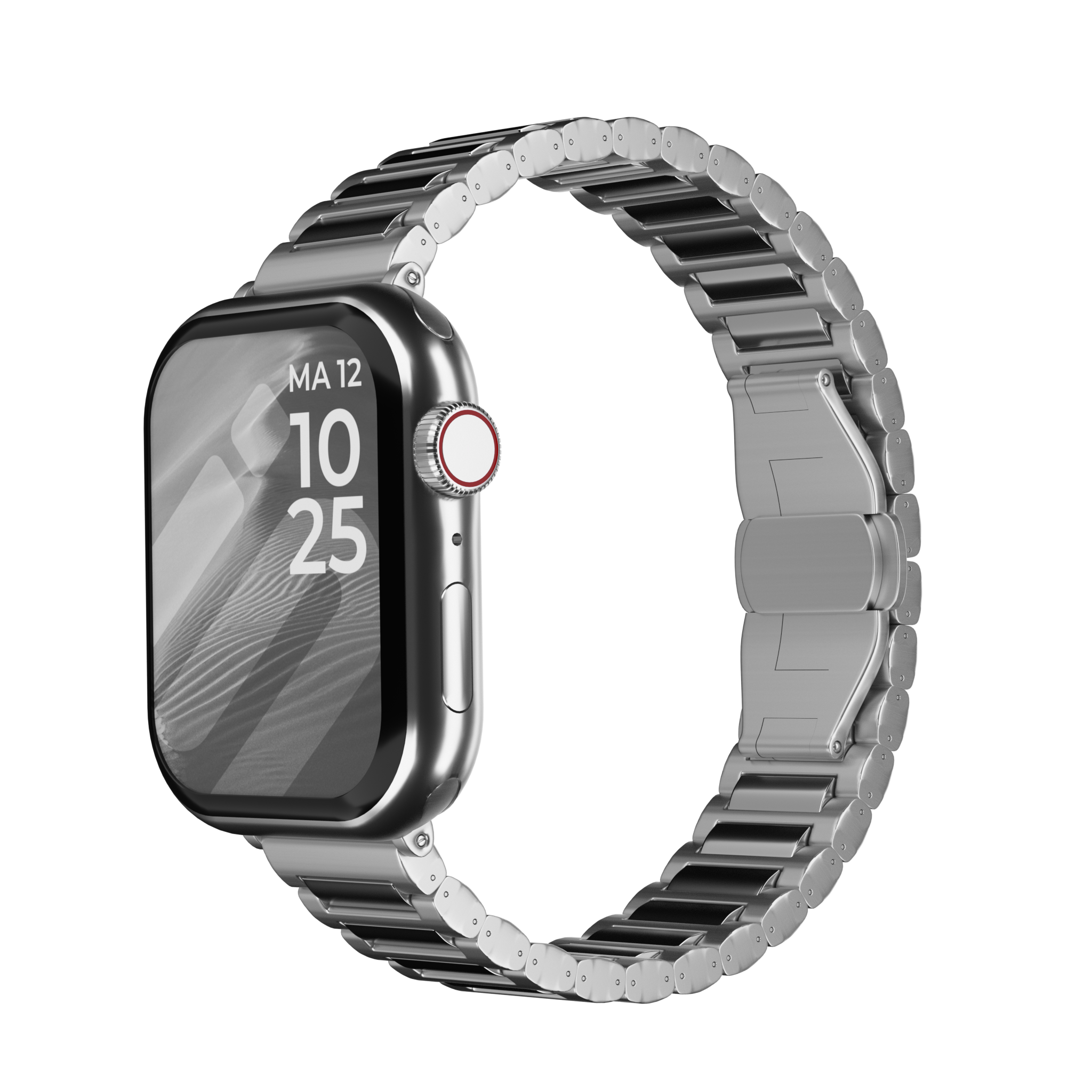 Apple Watch Luxuriöse Titanarmband (Silber)