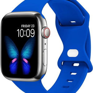 Apple Watch Klassisches Silikonarmband (Royal Blau)