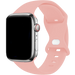 Apple Watch Klassisches Silikonarmband (Hell Rosa)