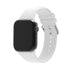 Apple Watch Silikonarmband mit Schnalle (Weiß)