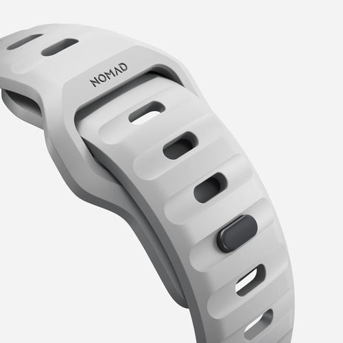 Nomad Sport Apple Watch Silikonarmband (Lunar Gray)