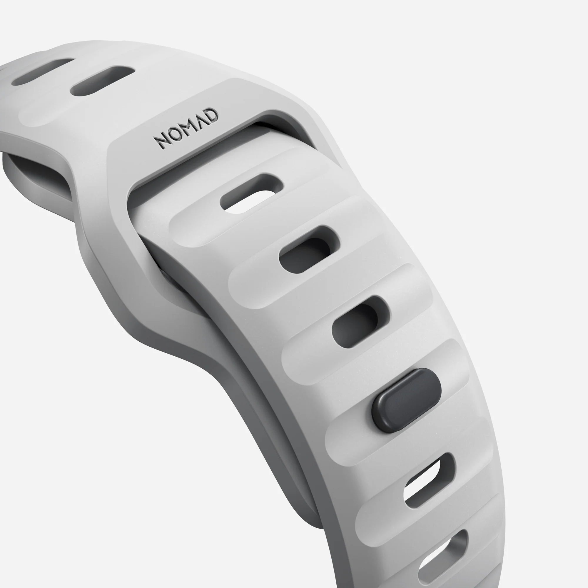 Nomad Sport Apple Watch Silicone Strap (Lunar Gray)