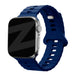 Bandz Apple Watch Silicone Strap 'Single Link' (Dark Blue)