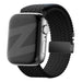 Bandz Apple Watch geflochtenes Nylon Band mit P-Schnalle (Schwarz)