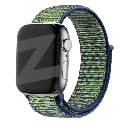Bandz Apple Watch Nylonarmband 'Classic' (Nebel Grün)