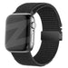 Bandz Apple Watch Nylon Band 'Classic' mit P-Schnalle (Schwarz)