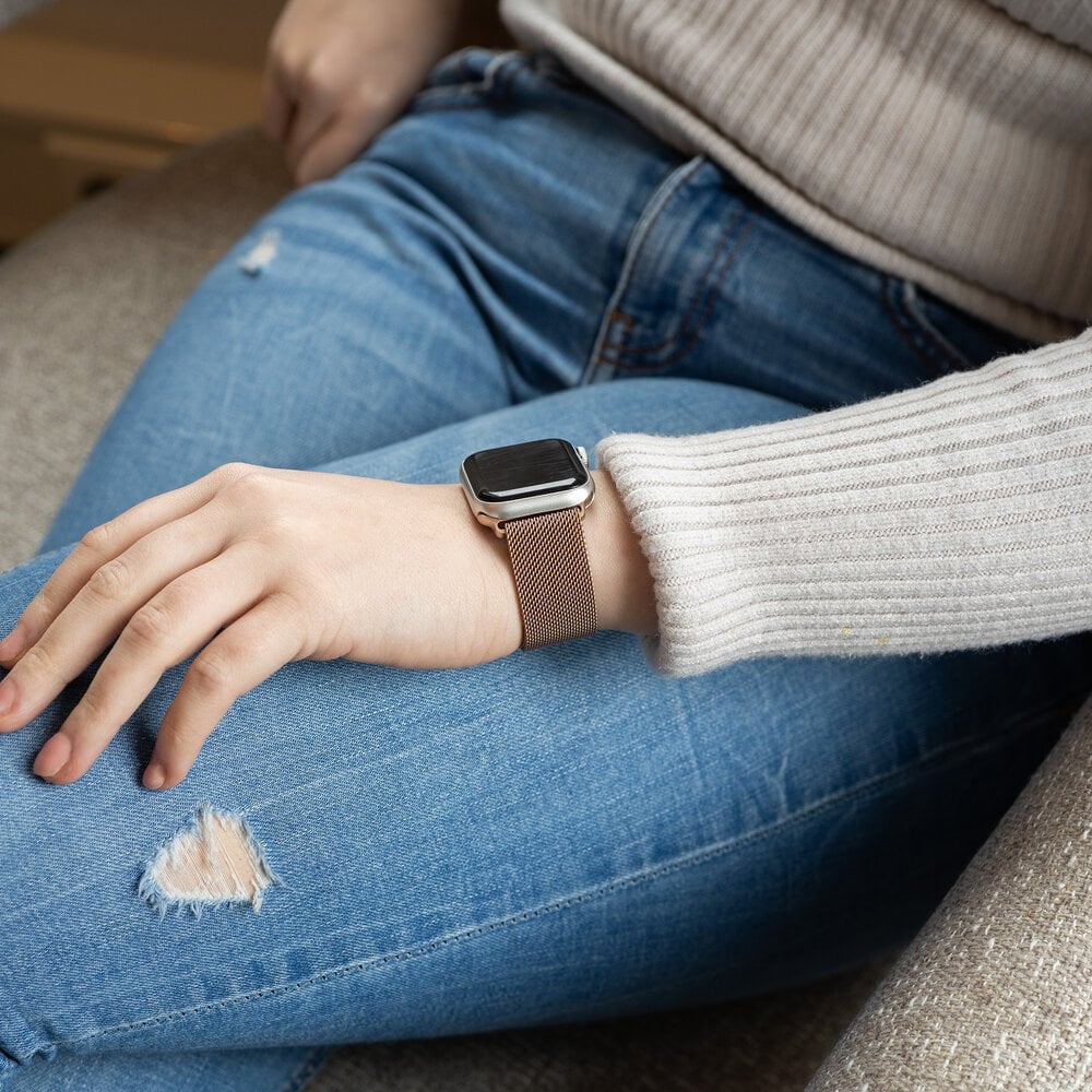 Apple Watch Milanese Strap (Rosé)