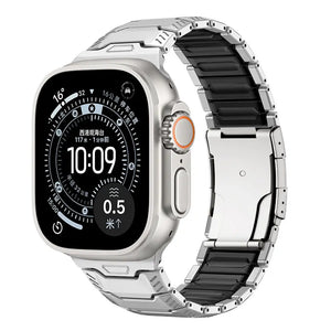 apple watch titanium mecha band titanium black