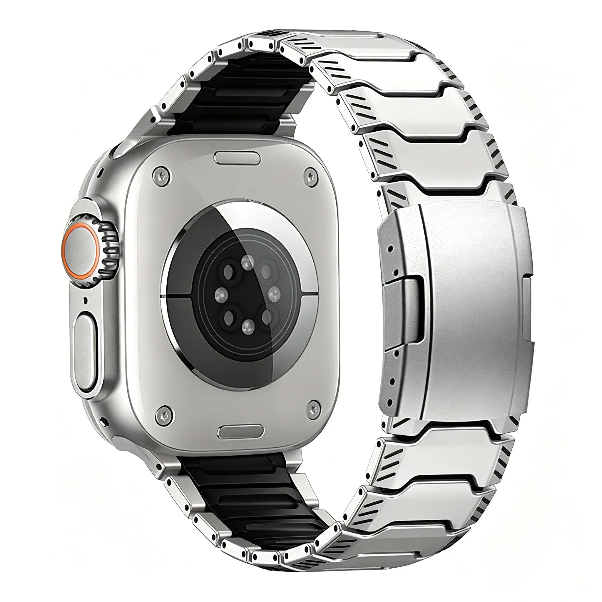 Apple Watch Mecha Titan Hybrid Armband (Titan/Schwarz)