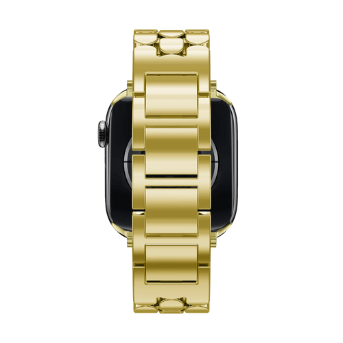 Bandz Apple Watch Steel Strap 'Oval' (Gold)