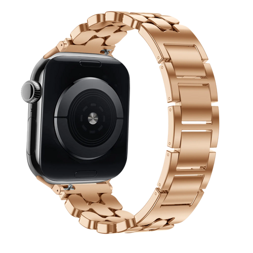 Bandz Apple Watch Stahlarmband 'Oval' (Roségold)