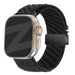 Bandz Apple Watch Nylon Band 'Wave' mit P-Schnalle (Schwarz)