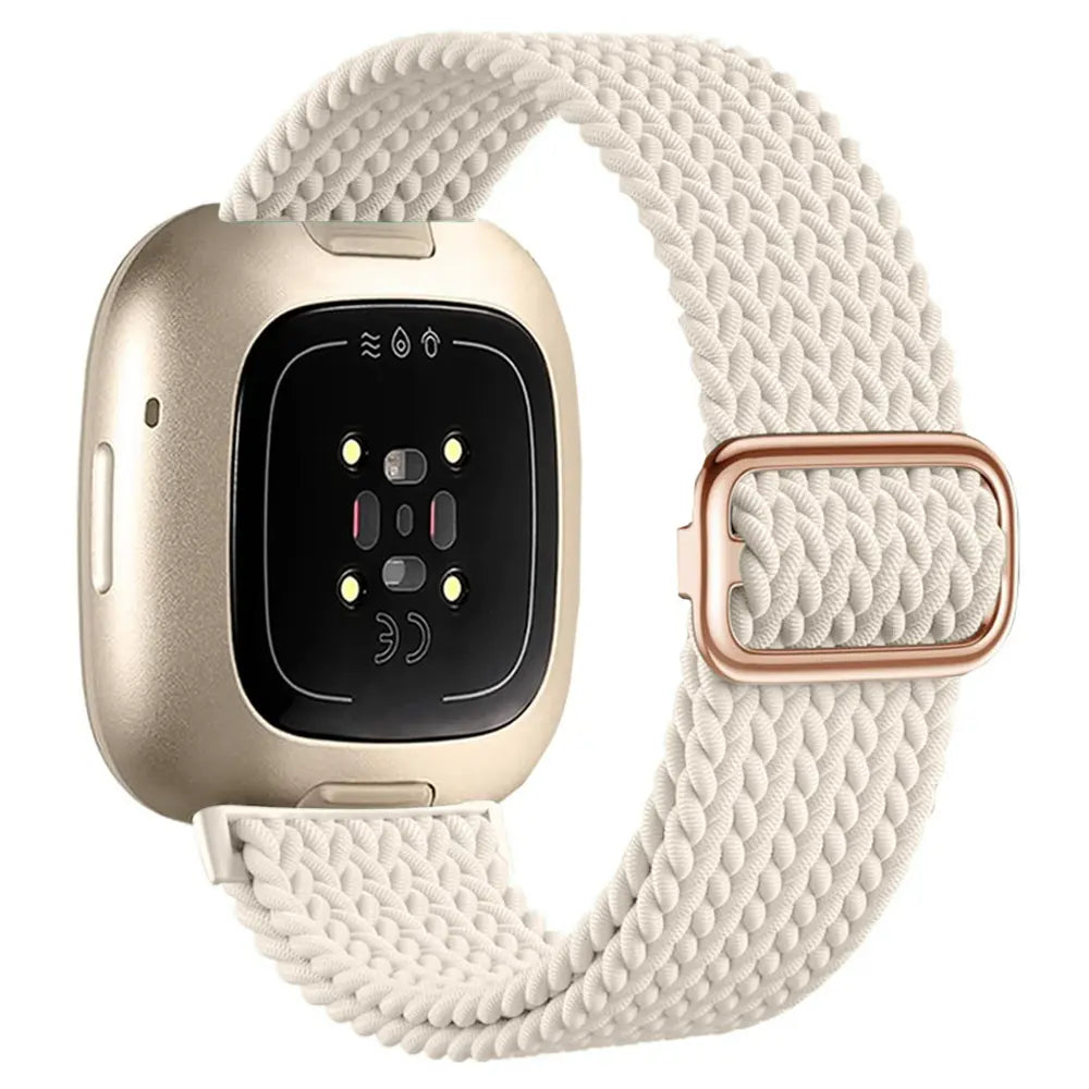 Fitbit Sense 2 Adjustable Woven Strap (Beige)