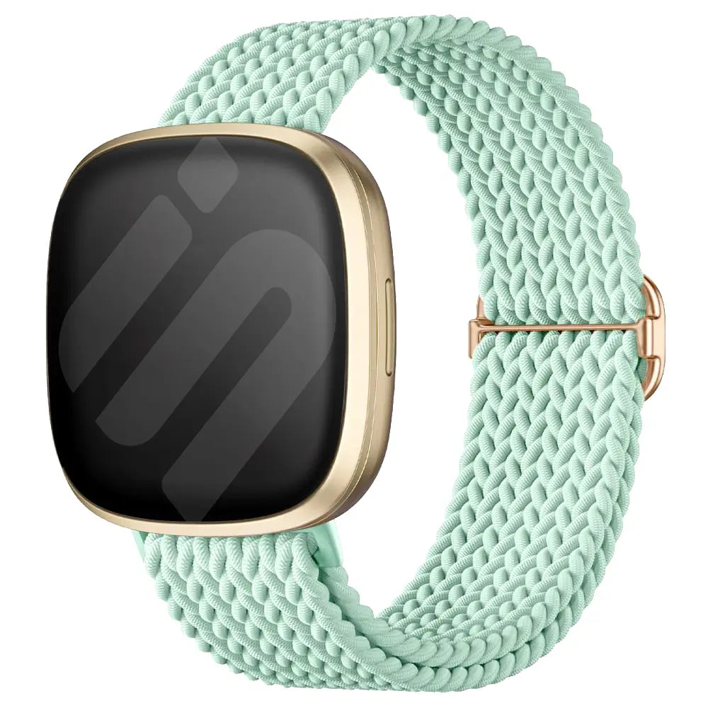 Fitbit Versa 3 Adjustable Woven Strap (Aqua)