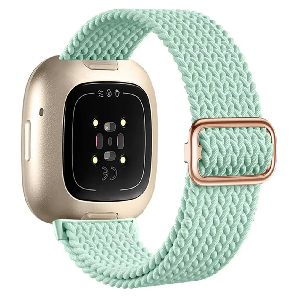 Fitbit Versa 3 Adjustable Woven Strap (Aqua)