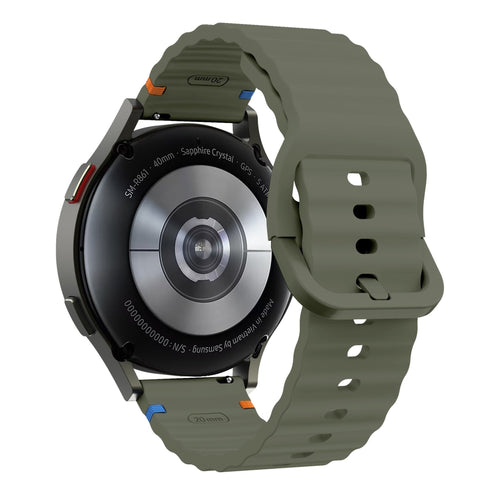 Suunto Vertical Wave Silicone Strap (Army Green)
