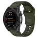 Garmin Fenix 7x Outdoor Silikonarmband (Armeegrün)