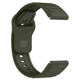 Garmin Instinct 3 - 45mm Outdoor Silicone Strap (Army Green)
