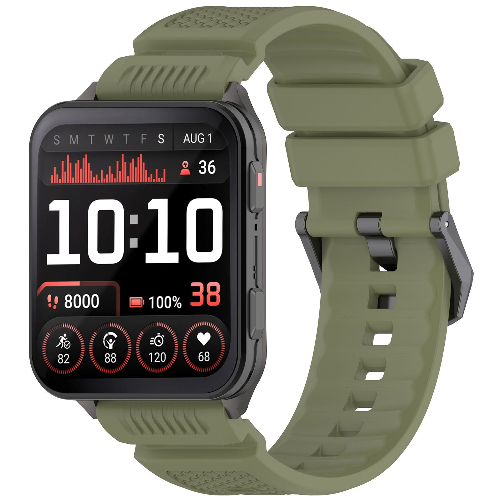 Garmin Venu X1 Silicone Strap (Army Green)