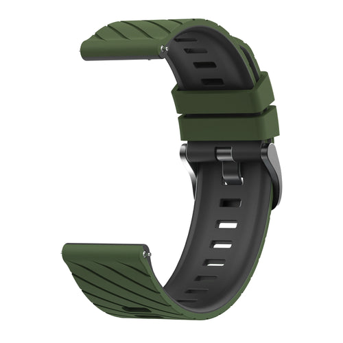 OnePlus Watch 3 Twill Sport Strap (Green/Black)