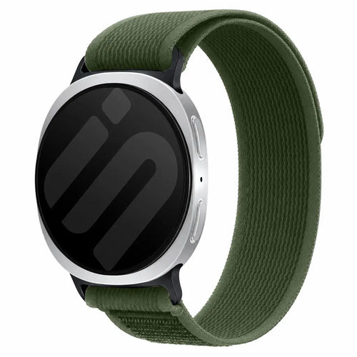 Samsung Galaxy Watch 8 Classic Trail Nylonarmband (Armeegrün)