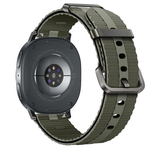 Samsung Galaxy Watch 8 - 40mm Silikon Active Armband (Armeegrün)
