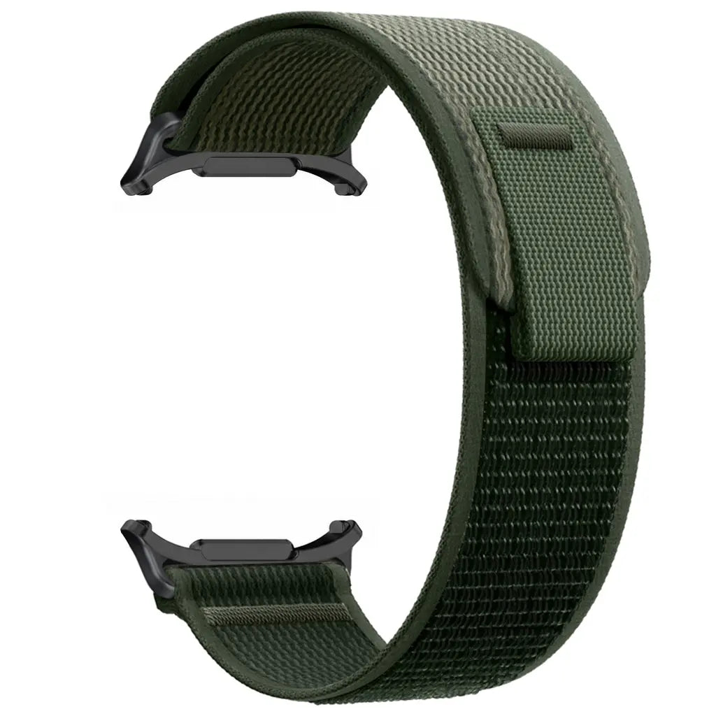 Samsung Galaxy Watch Ultra 2 Trail Nylonarmband (Armeegrün)