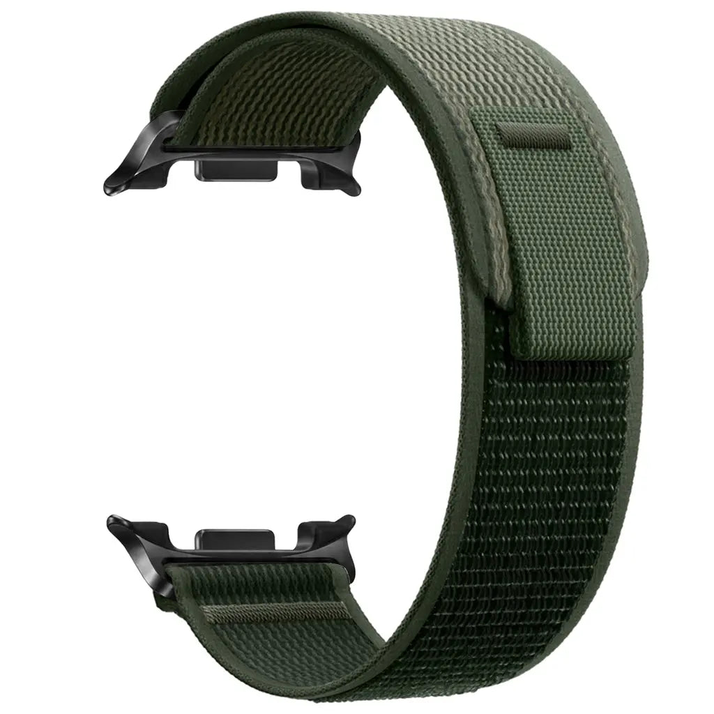 Samsung Galaxy Watch 8 Classic Trail Nylonarmband (Armeegrün)