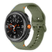Samsung Galaxy Watch 8 Classic Silikonarmband (Armee Grün)