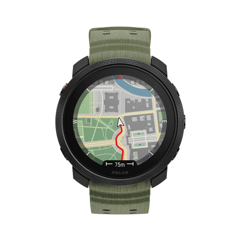 Polar Grit X Pro Silicone Grain Strap (Army Green)