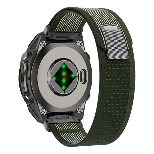 Garmin Quatix 8 Pro - 47mm Premium Trail Loop Armband (Armeegrün)