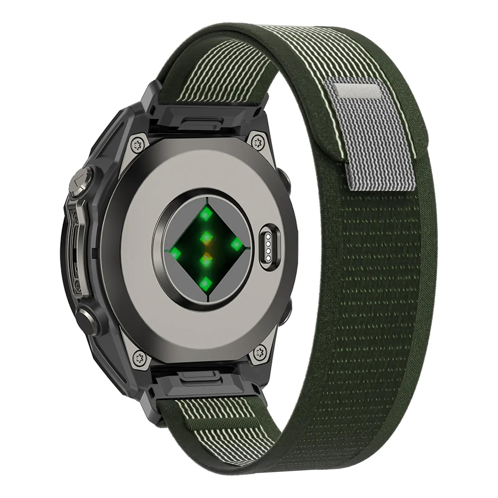 Garmin Quatix 8 Pro - 47mm Premium Trail Loop Armband (Armeegrün)