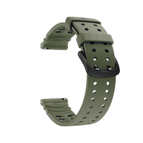 Polar Vantage V3 Silikon-Grain-Armband (Armeegrün)