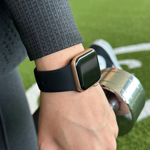 Apple Watch Ultra Silikonarmband (Schwarz)