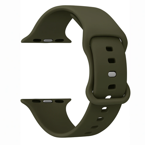 Apple Watch Klassisches Silikonarmband (Armeegrün)