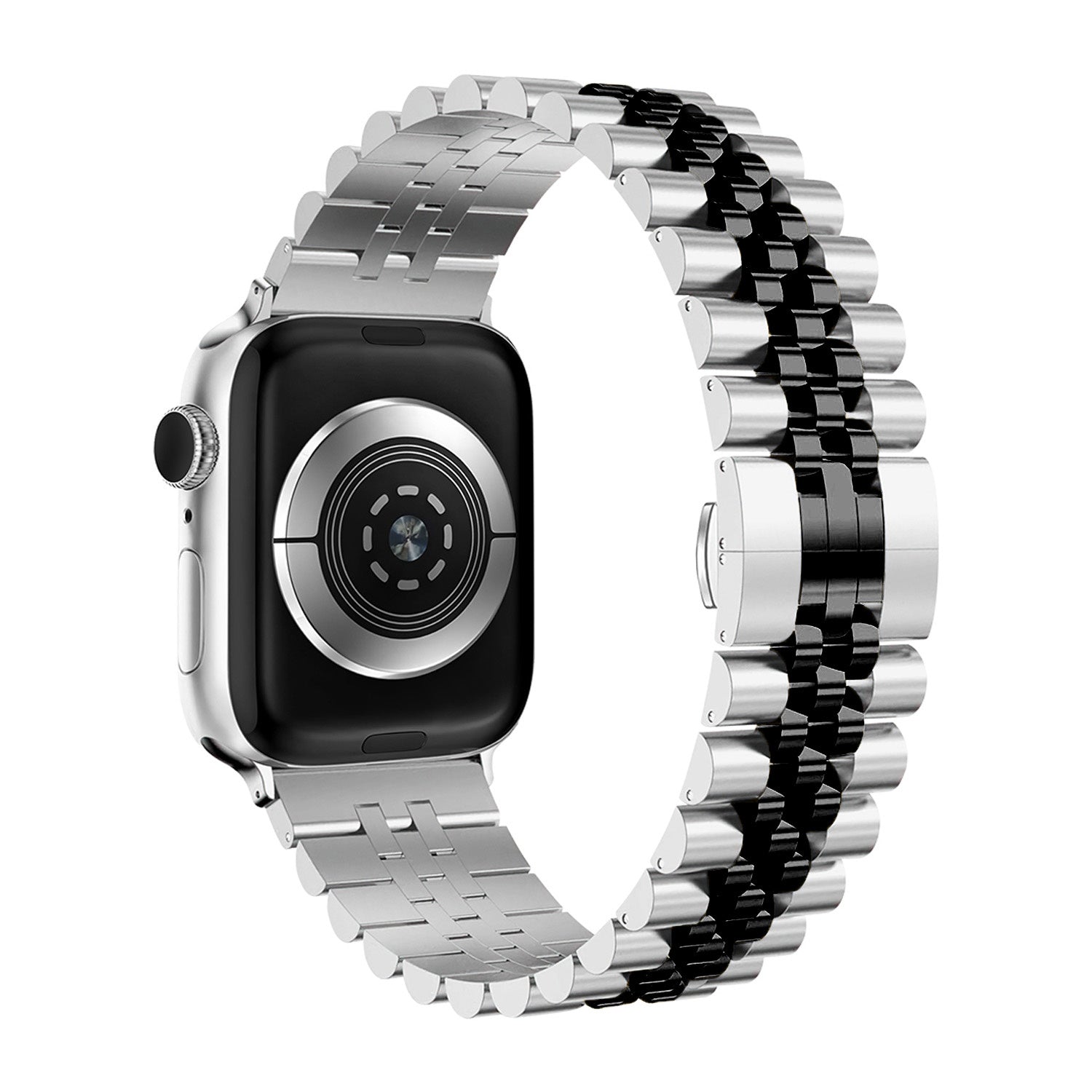 Apple Watch Ultra Jubilee Stahlarmband (Silber/Schwarz)