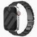 Apple Watch Luxus 'slim' Metallarmband (Schwarz)