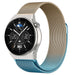 Huawei Watch GT 3 Pro 46mm Milanese-Armband (Blau/Gold)