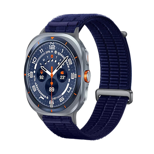 Samsung Galaxy Watch Ultra Nylon Air Armband (Dunkelblau)