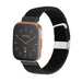 Fitbit Versa / Versa 2 geflochtenes Armband (Schwarz)