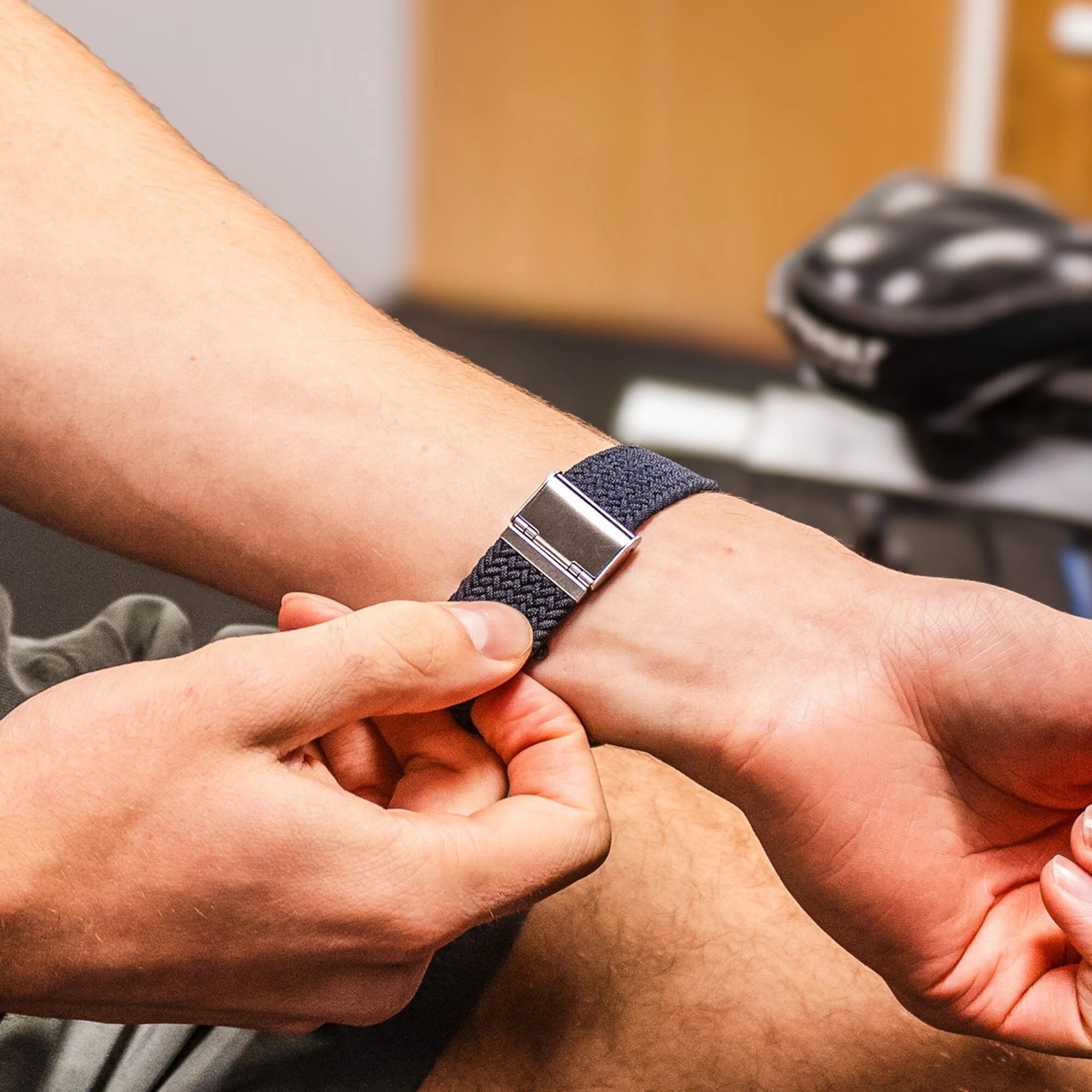 Apple Watch geflochtenes Armband (Charcoal)
