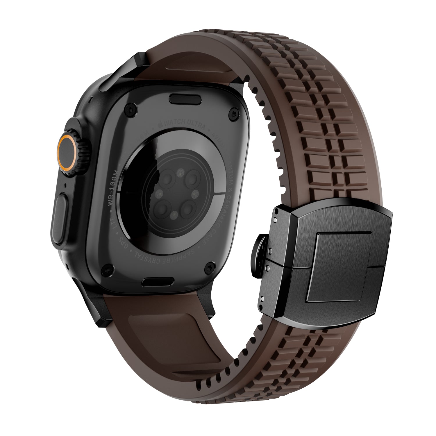 Apple Watch Premium Silicone Strap (Brown)