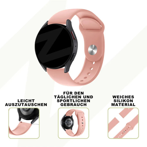 Bandz Coros Apex 42mm Sport Strap 'Deluxe' (Bright Pink)