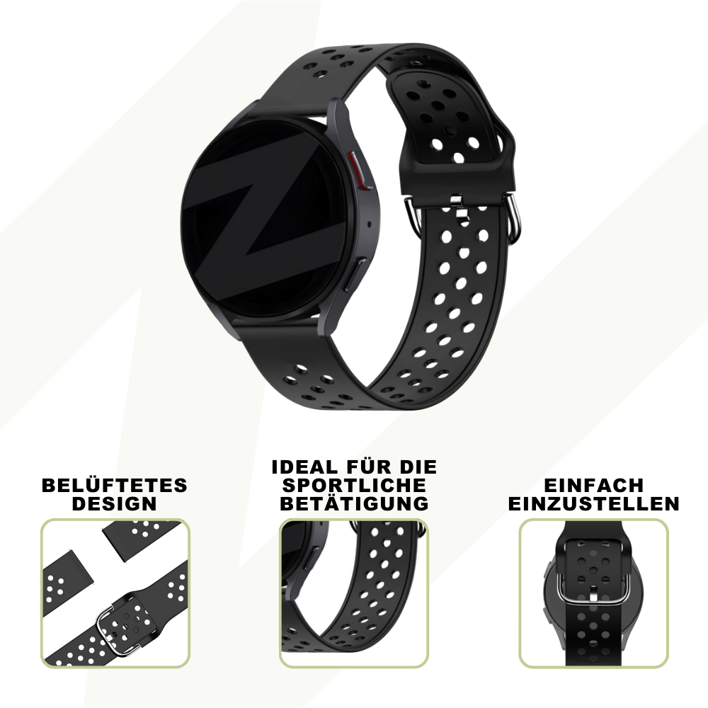 Bandz Suunto Vertical Sportarmband 'Air' (Schwarz)