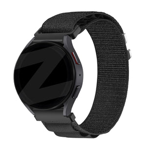 Bandz Amazfit Bip U (Pro) Alpine Nylonarmband (schwarz)