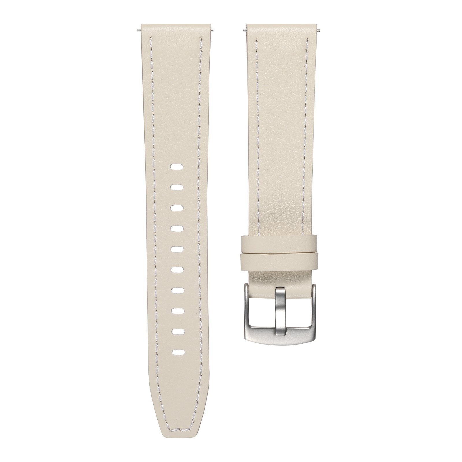 Withings ScanWatch 2 - 38mm 'One Push' Leather Strap (Beige)