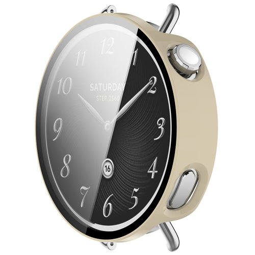 Xiaomi Watch S4 - 41mm PC Hülle mit Glas (Beige)