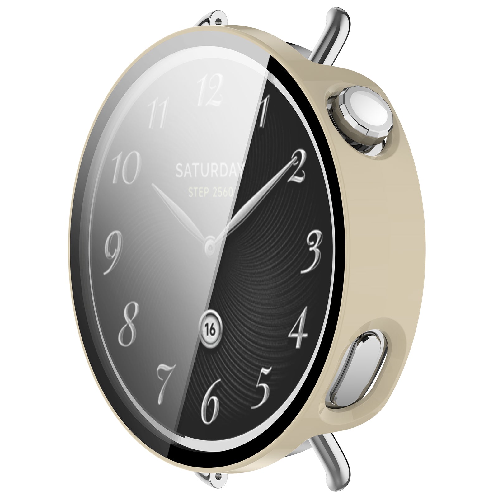 Xiaomi Watch S4 - 41mm PC Hülle mit Glas (Beige)